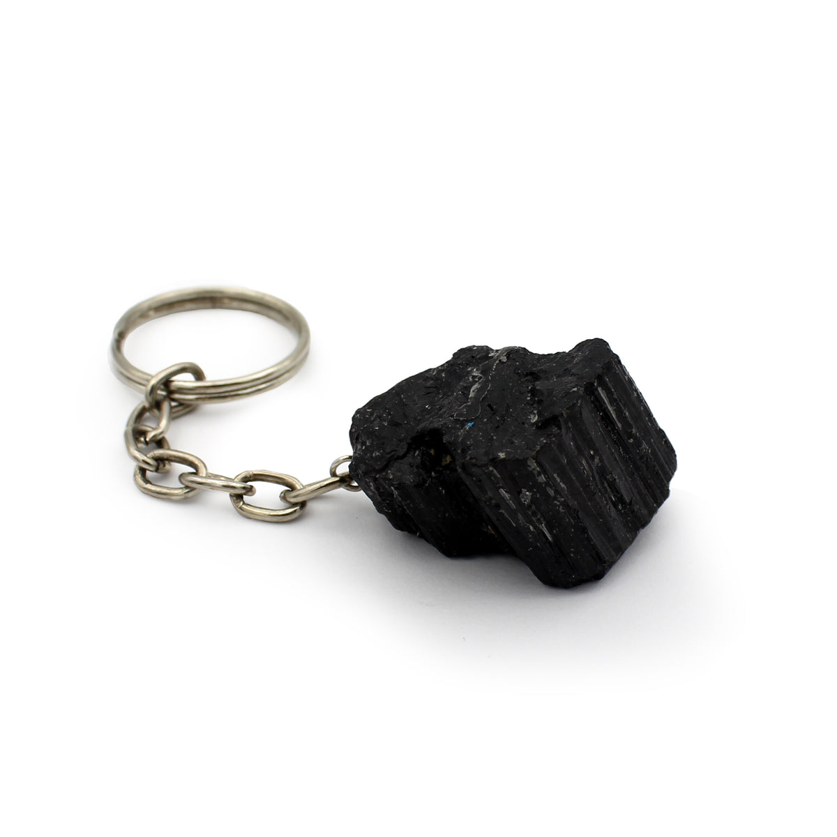Keychain - Tourmaline (Black) Raw