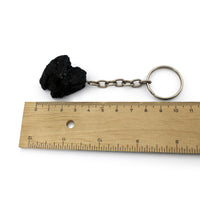Keychain - Tourmaline (Black) Raw