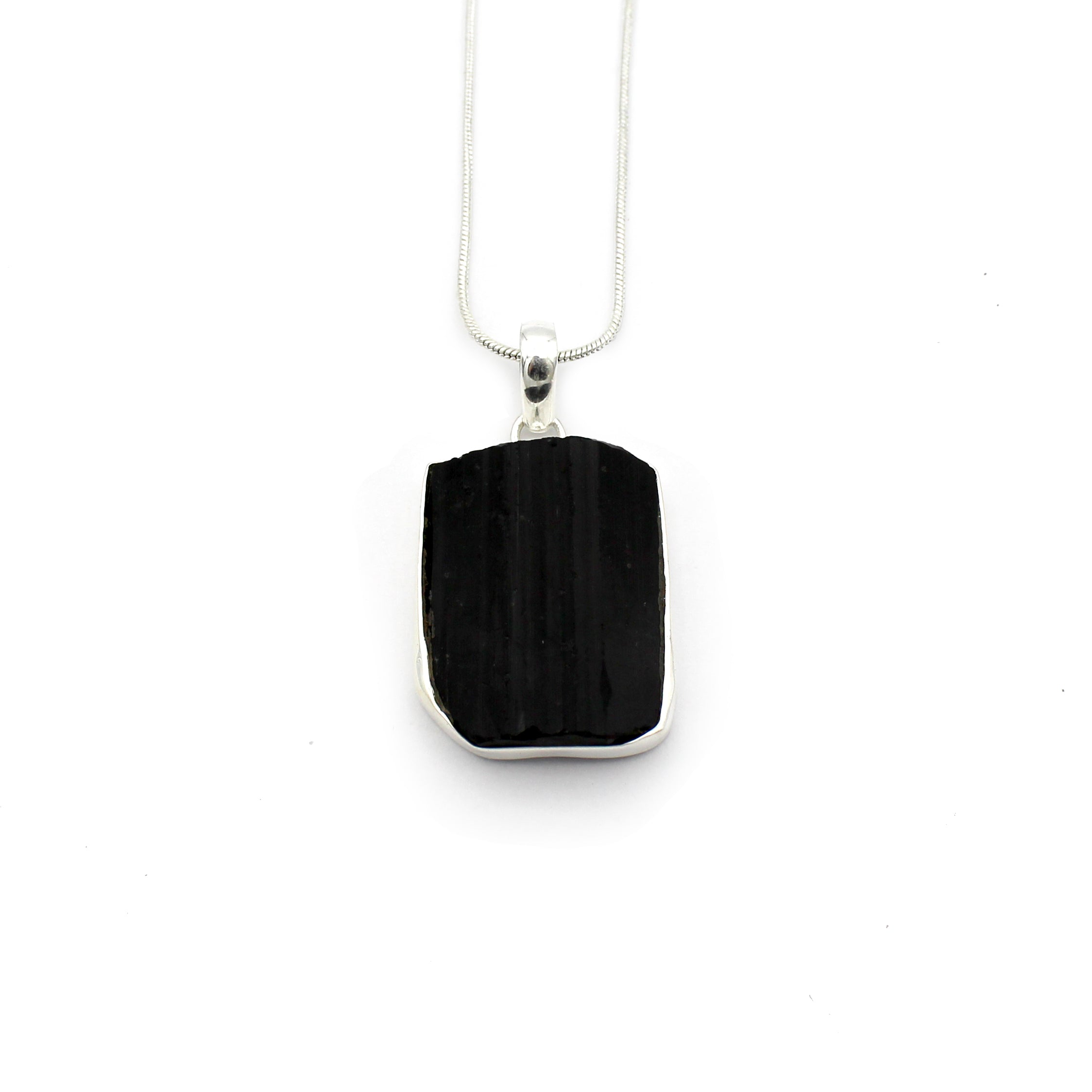 Necklace - Tourmaline Black Raw $25