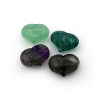 Fluorite - Rainbow Heart $18