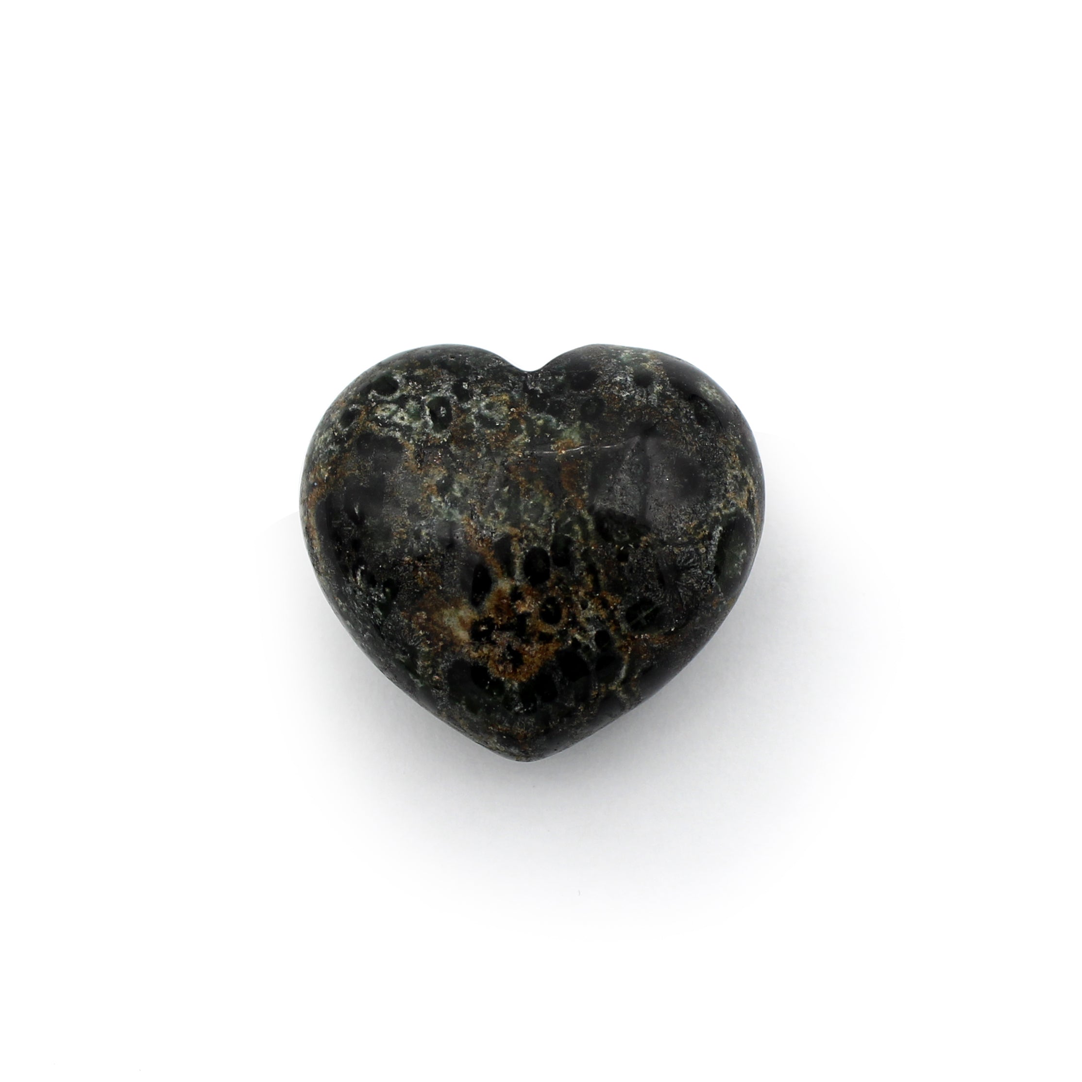 Jasper - Kambaba Heart Puffy $20